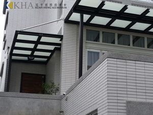 汐止x採光罩x摺疊門x鋁格柵