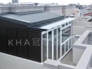 高雄 x 造型玻璃屋 x 摺疊門 